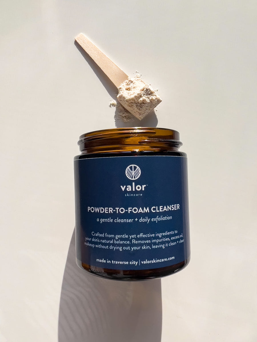 Powder-to-Foam Cleanser – Valor Skincare LLC
