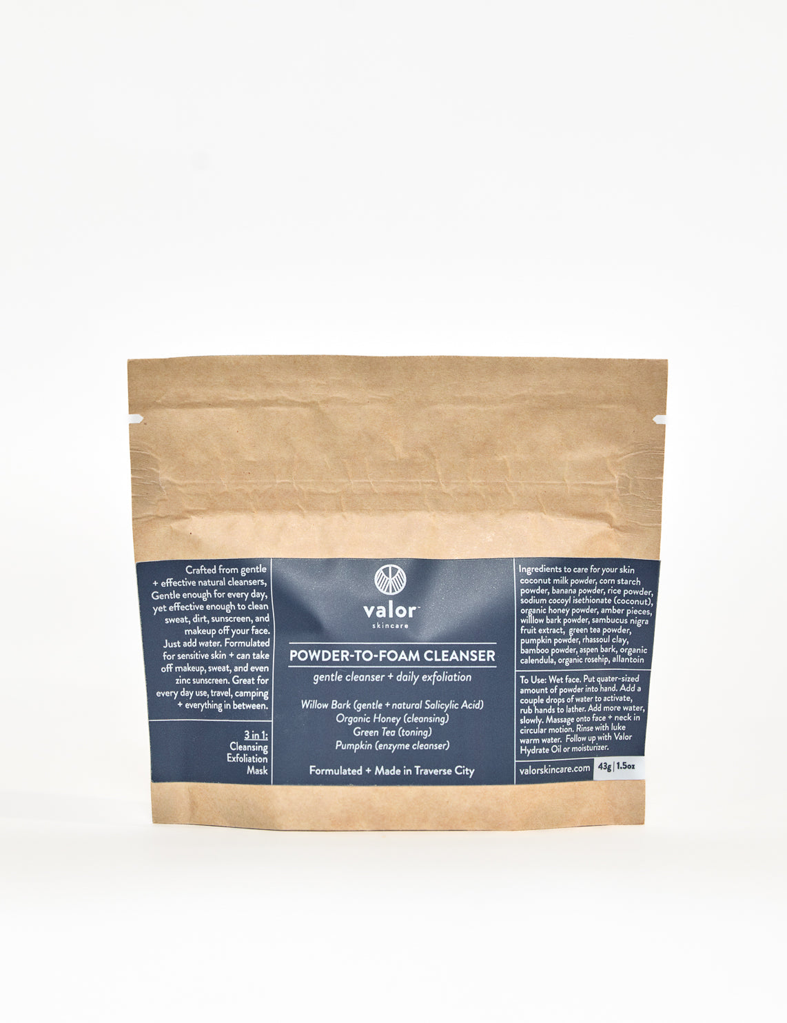 Powder-to-Foam Cleanser